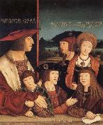STRIGEL, Bernhard Emperor Maximilian I and his family china oil painting artist